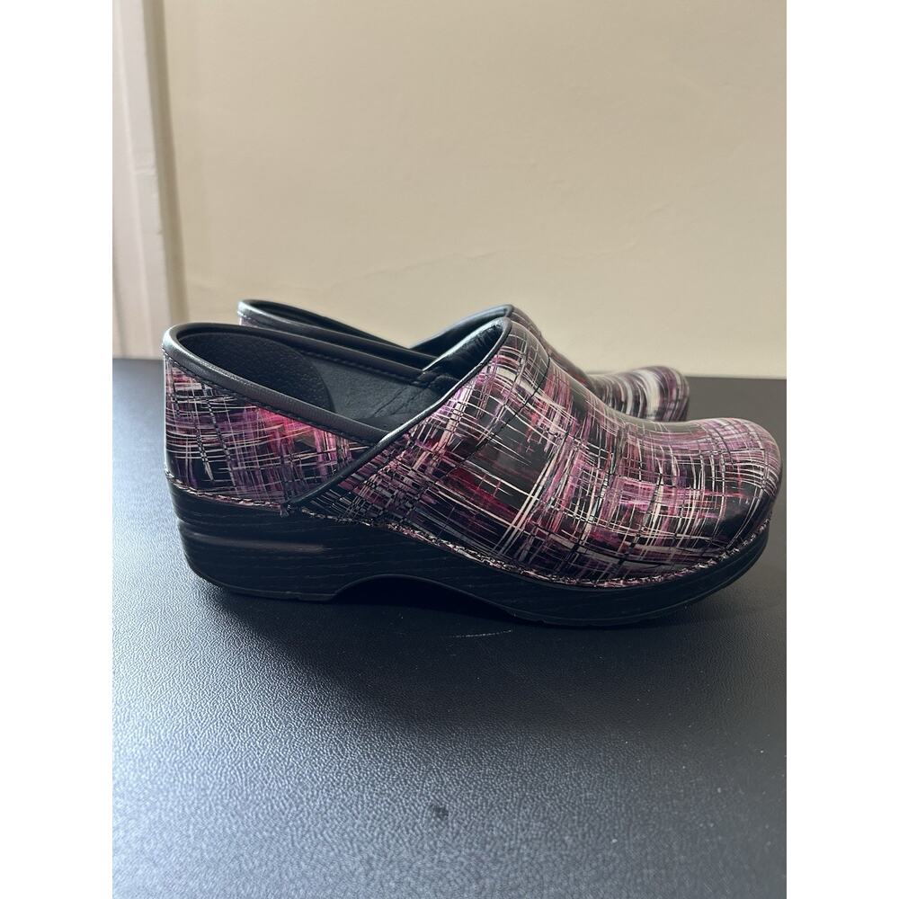 Dansko Black and Pink Mules